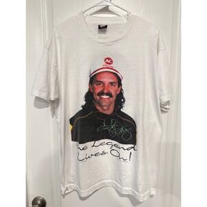 AC Racing Legend Lives On 1993 T Shirt XL Screen Stars Best Men's White